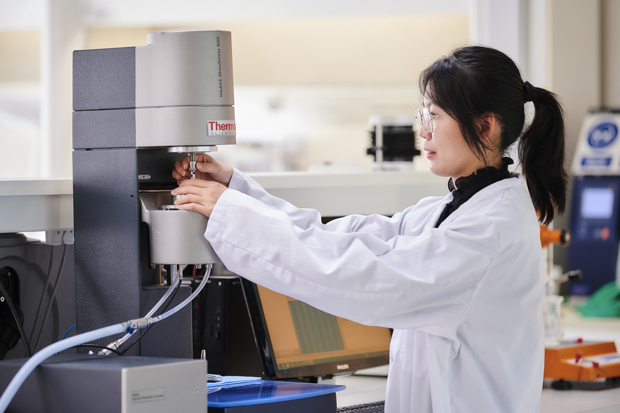 Science laboratory at Lactosan A/S