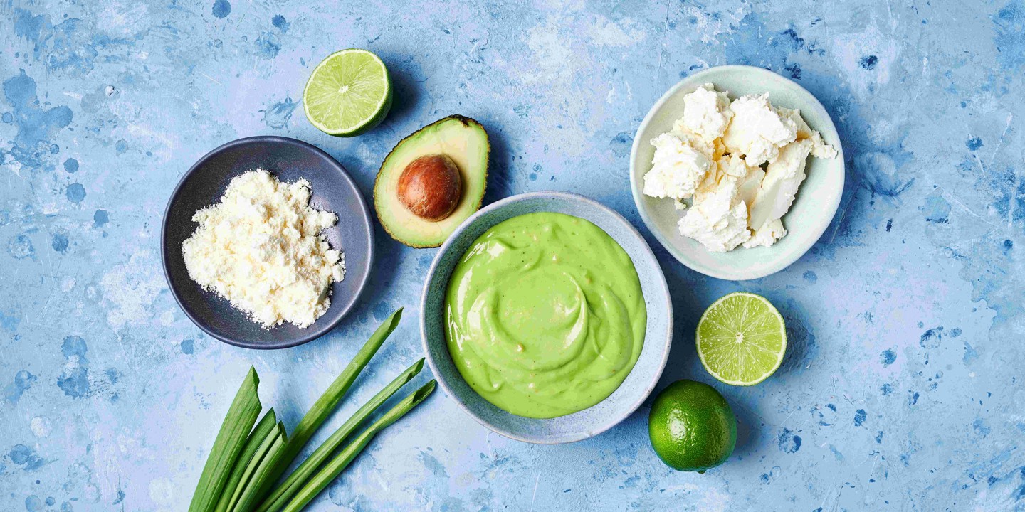 Lactosan Cheese Powder In Avocado Dip