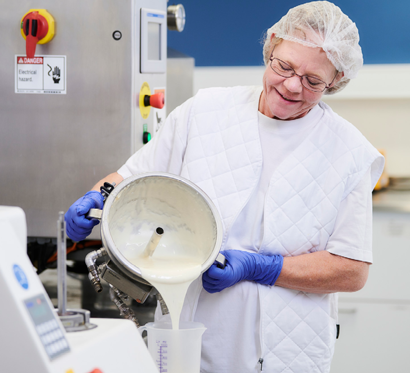 Lactosan test kitchen facilities for product development