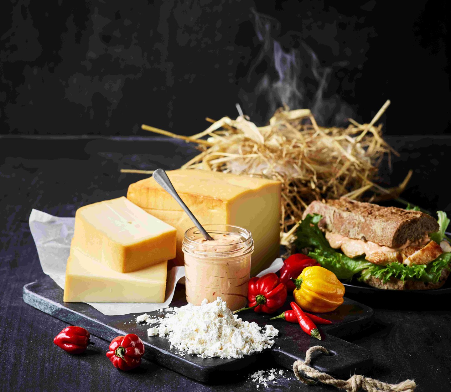 Lactosan Cheese Powders For Smoked Mayo Sandwich Dressing