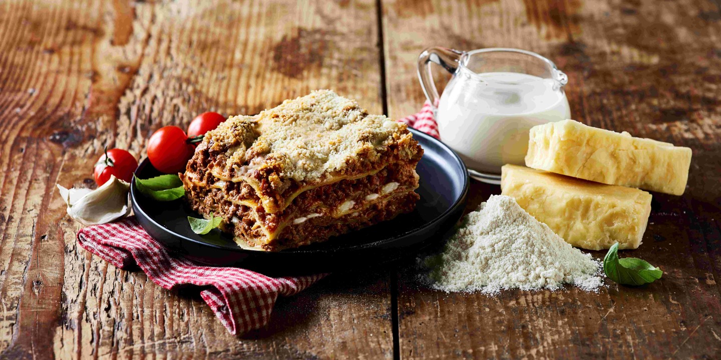Lactosan Cheese Powder Solutions Lasagne With Mornay Sauce